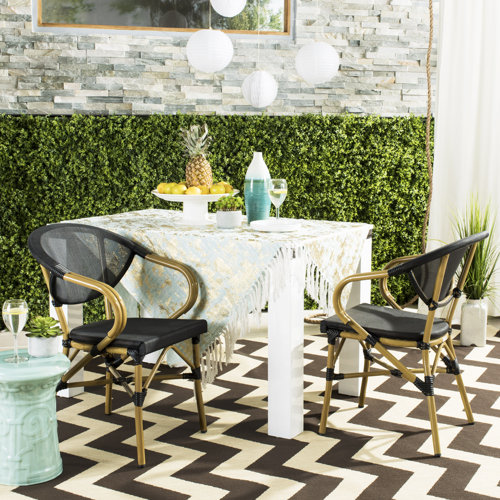 Bay Isle Home Yolanda Stacking Patio Dining Chair & Reviews Wayfair